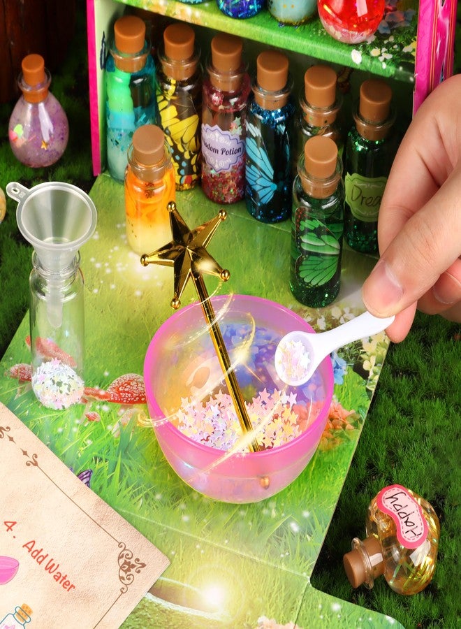 wookidel Fairy Magic Craft Kit for Kids with 20PCS Potion Bottles - Fairy Magical Potions Making Craft Kit - Gift for Christmas, Birthday, Creative Art Crafts Kits for Girls Boys 6 7 8 9 10 Year Old - Image 5